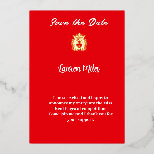 Pageant Announcement