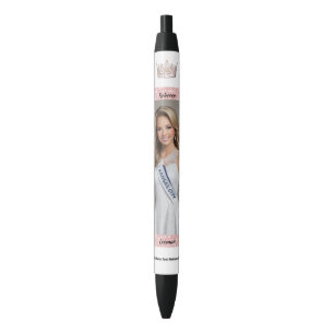 Pageant Autograph Pen Rose Gold Glitter Pageants
