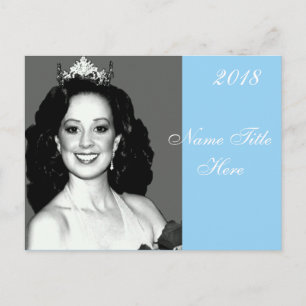 Pageant Autograph Postcard