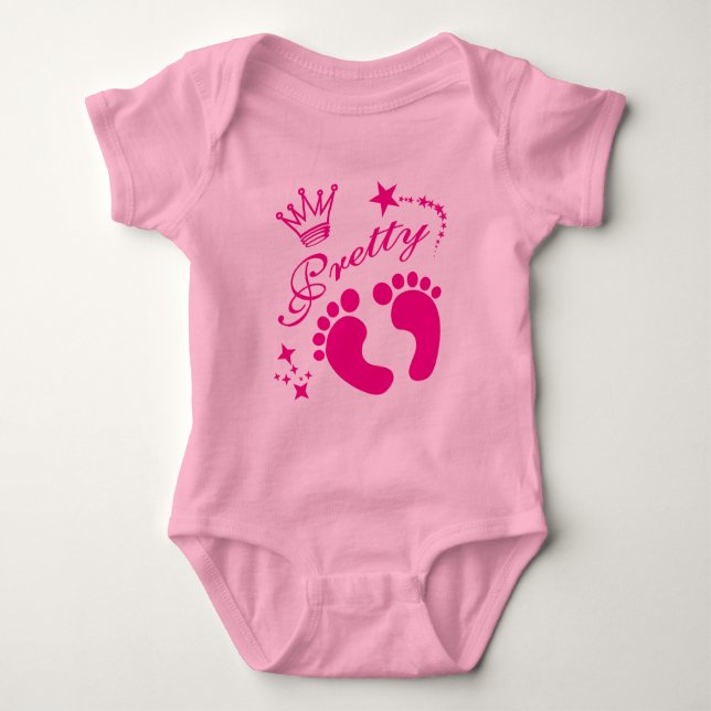 Pageant Baby Bodysuit (Front)