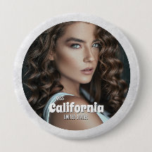 Pageant Button Pin | Marble Ice