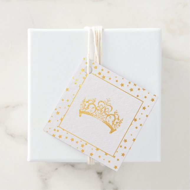 Pageant Crown Favour Tags (With Box)