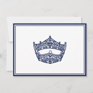 Pageant Crown Flat Note Card