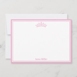 Pageant Crown Flat Note Card