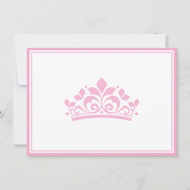 Pageant Crown Flat Note Card (Front)