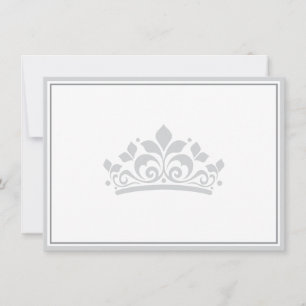 Pageant Crown Flat Note Card