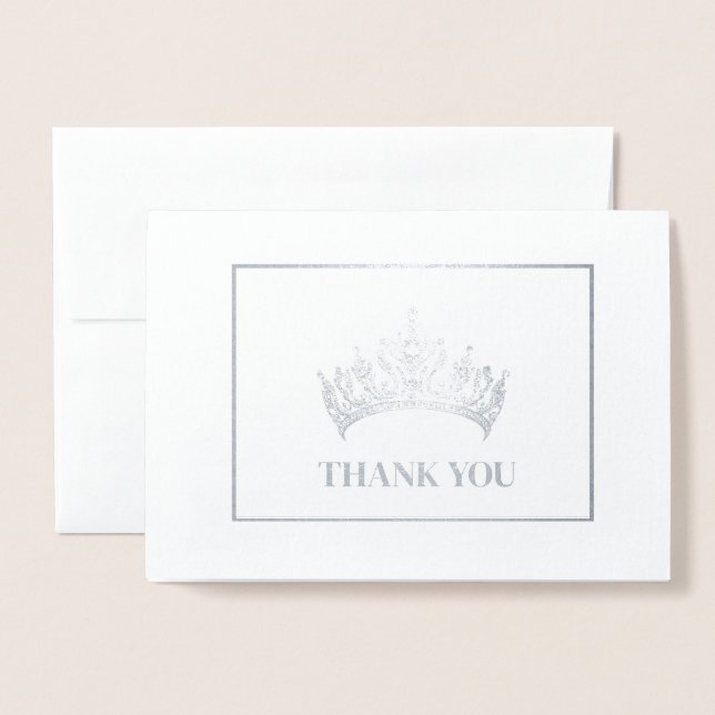 Pageant Crown Foil Card (Front With Envelope)