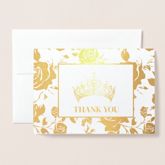 Pageant Crown Foil Card (Front With Envelope)