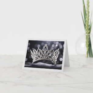 Pageant Crown Folded Note Card