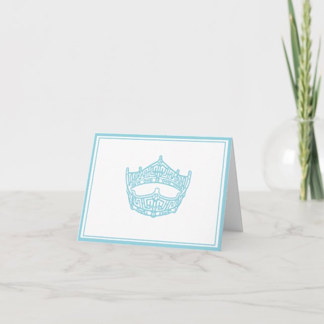 Pageant Crown Note Card (Front)