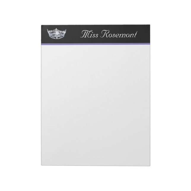 Pageant Crown Notepad (Rotated)