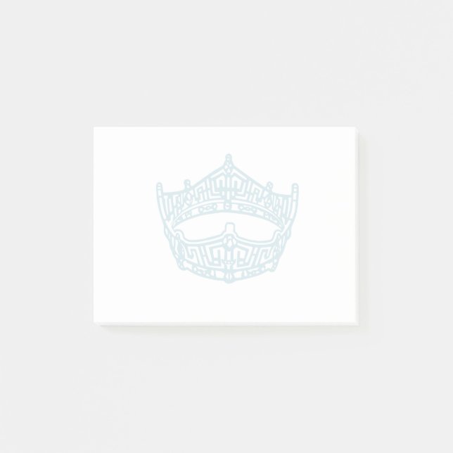 Pageant Crown  Post-it Notes (Front)