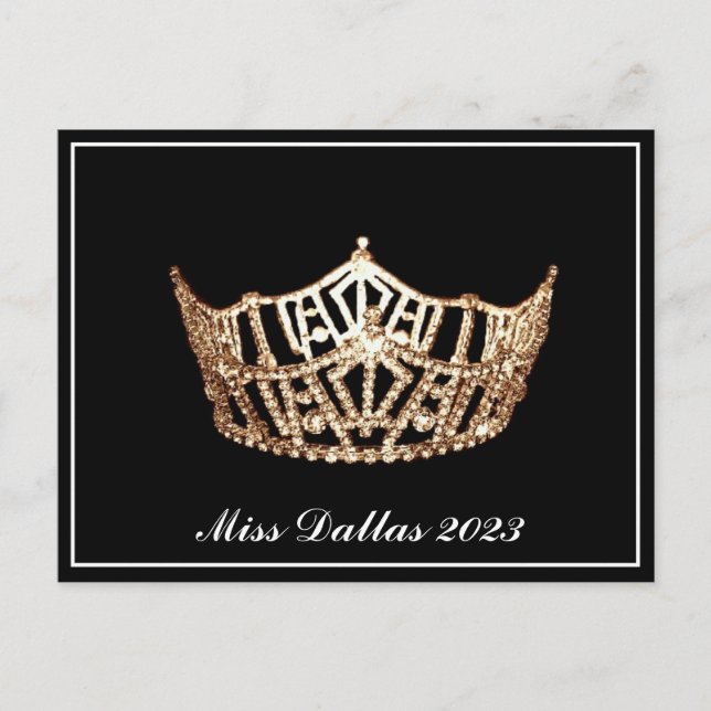 Pageant Crown Postcard (Front)