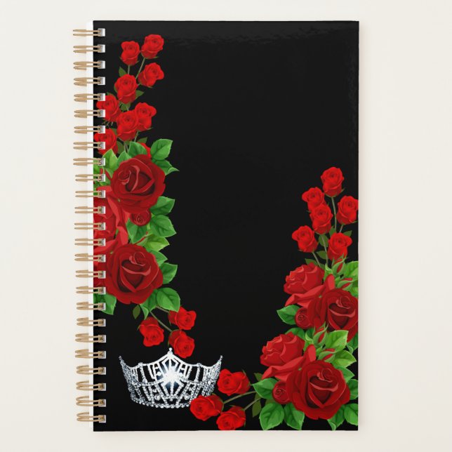 Pageant Crown & Roses Planner (Front)