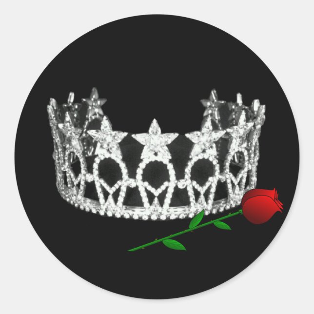 Pageant Crown Sticker (Front)