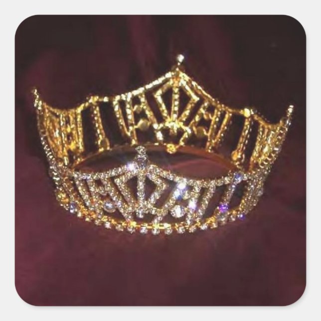 Pageant Crown Sticker (Front)