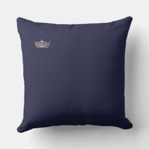 Pageant Crown Stripes Outdoor Throw Pillow