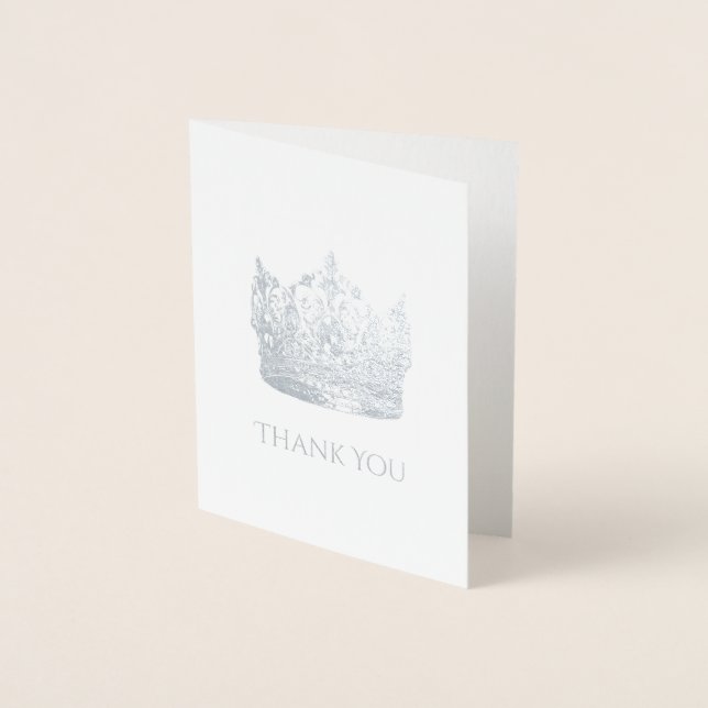 Pageant Crown Thank You Card (Front)