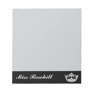 Pageant Crown & Title Notepad