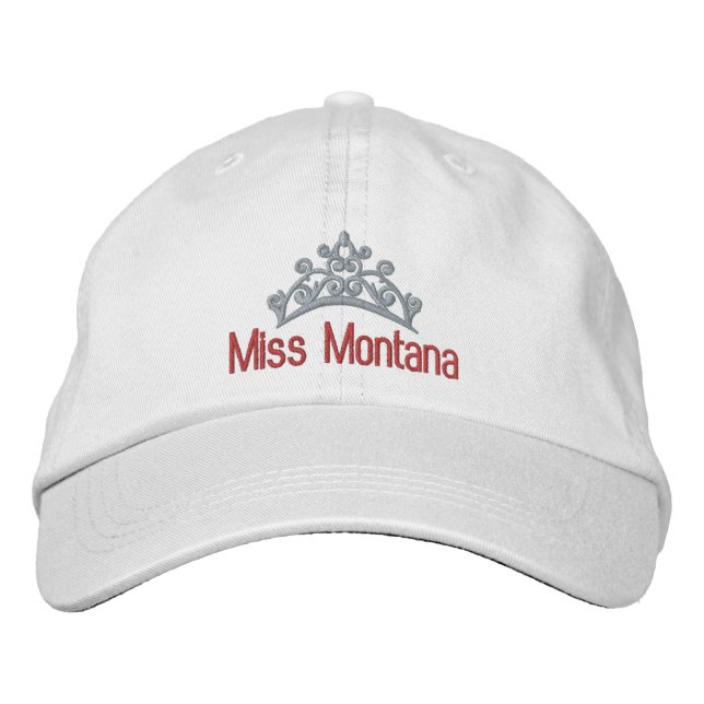 Pageant Custom Embroidered Baseball Cap (Front)