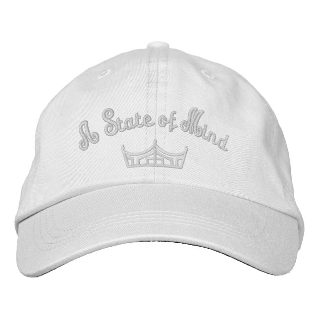 Pageant Custom Embroidered Baseball Cap (Front)