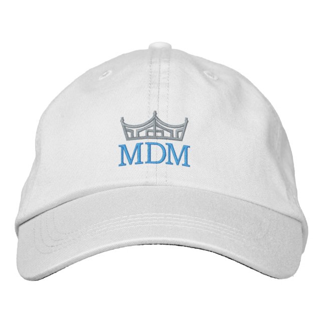 Pageant Custom Embroidered Baseball Cap USA (Front)