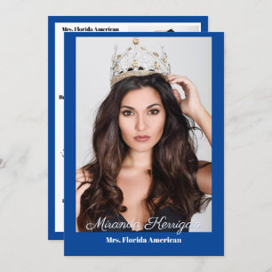 Pageant Essentials Autograph Card Template
