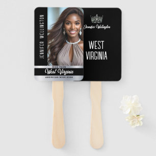 Pageant Fan Wavers   Onyx Shine Set of 10 Fans