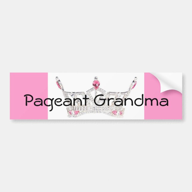 PAGEANT GRANDMA Bumper Sticker (Front)