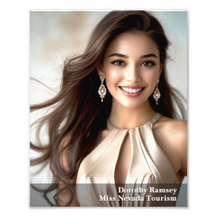 Pageant Headshots Photogenic Contest Photo Print