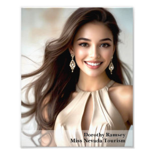 Pageant Headshots Photogenic Contest Photo Print