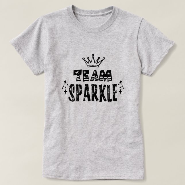 Pageant Mum - Team Sparkle, Pageant T-Shirt (Design Front)