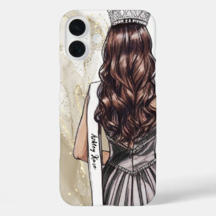 Pageant Phone Case Gold Sparkle Pageant Queen