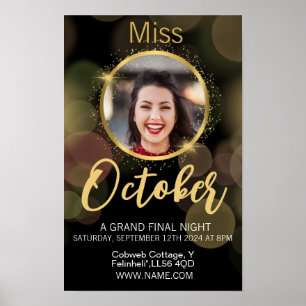 pageant  poster class invite, work birthday