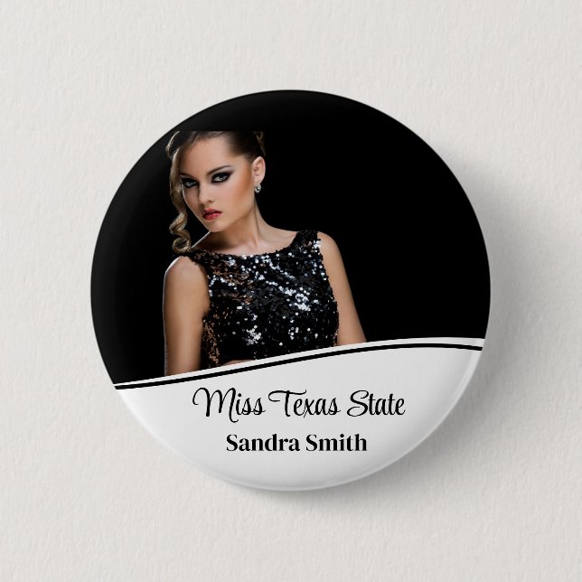 Pageant Queen  6 Cm Round Badge (Front)