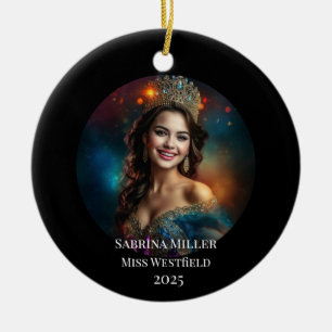 Pageant Queen Christmas Ornament