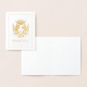 Pageant Queen Crown  Foil Card