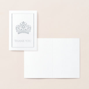 Pageant Queen Crown Foil Card