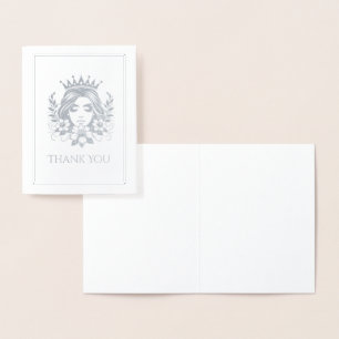 Pageant Queen Crown  Foil Card