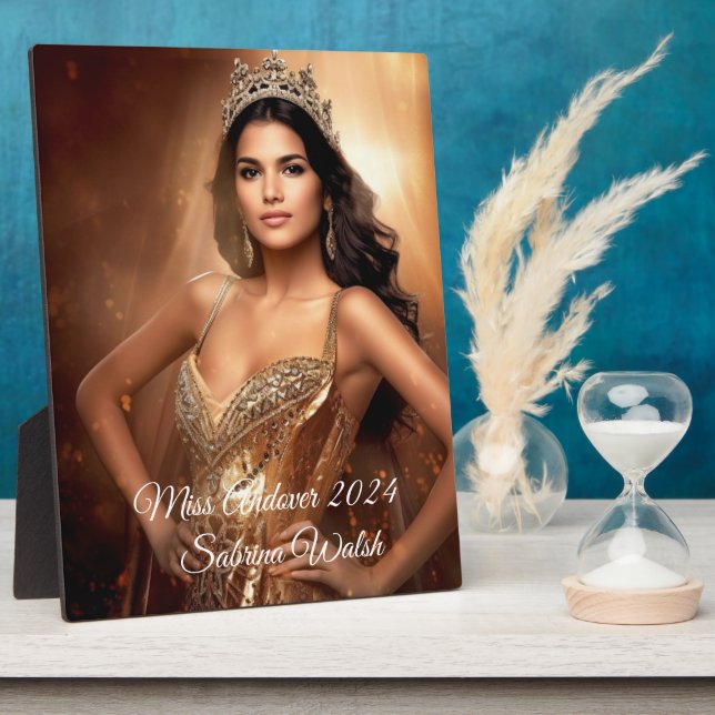 Pageant Queen Plaque (Side)