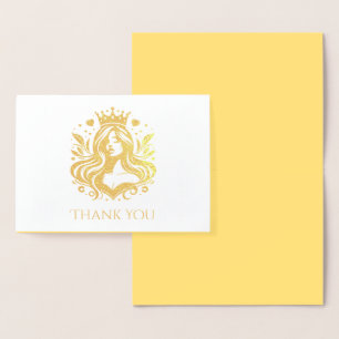 Pageant Queen Thank You Card