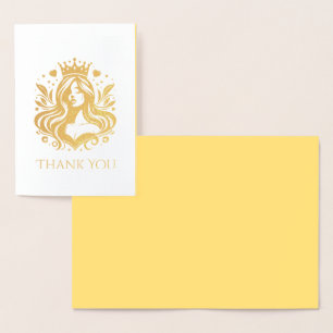 Pageant Queen Thank You Card