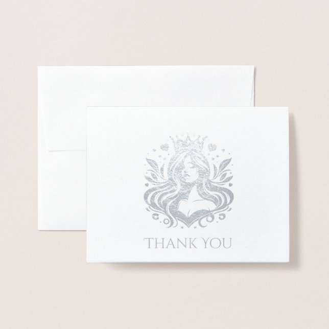 Pageant Queen Thank You Card (Front With Envelope)