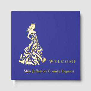 Pageant Real Foil Guest Book