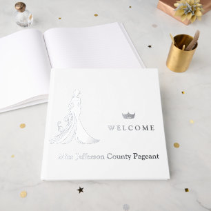 Pageant Real Foil Guest Book