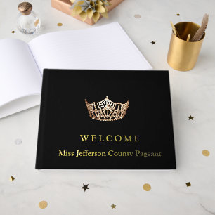 Pageant Real Foil Guest Book