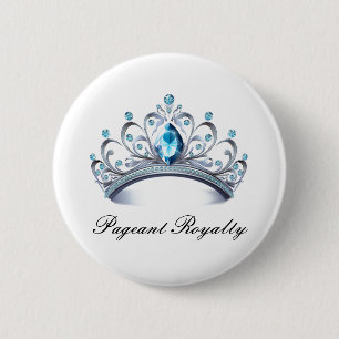 Pageant Royalty Button Pin