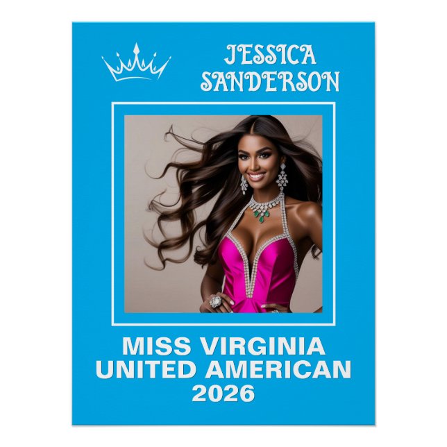 Pageant Send-Off Titleholder Door Poster (Front)