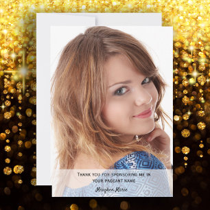 Pageant Sponsor Photo Thank You