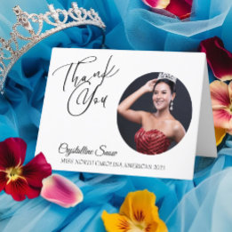 Pageant Thank You Cards | Personalise with Photo